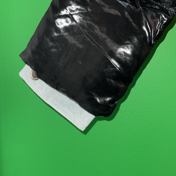 MANIRE DE VOIR Paris Puffer Coat with Denim Details - Picture 3 of 7